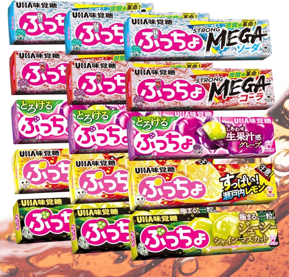 ぷっちょ Amazon.co.jp: ぷっちょ 5種セット 各3個 計15個 最短賞味期限2026.3